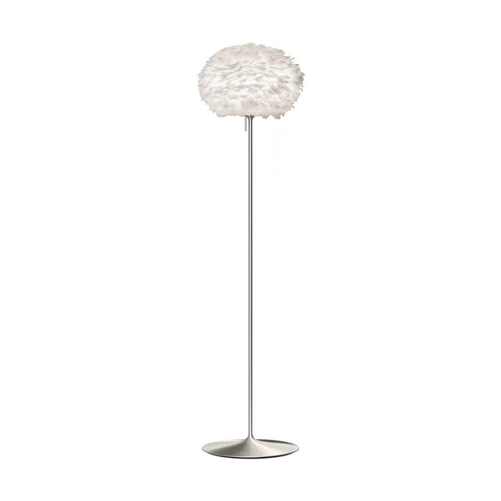 Eos floor lamp medium - White-brushed steel - Umage