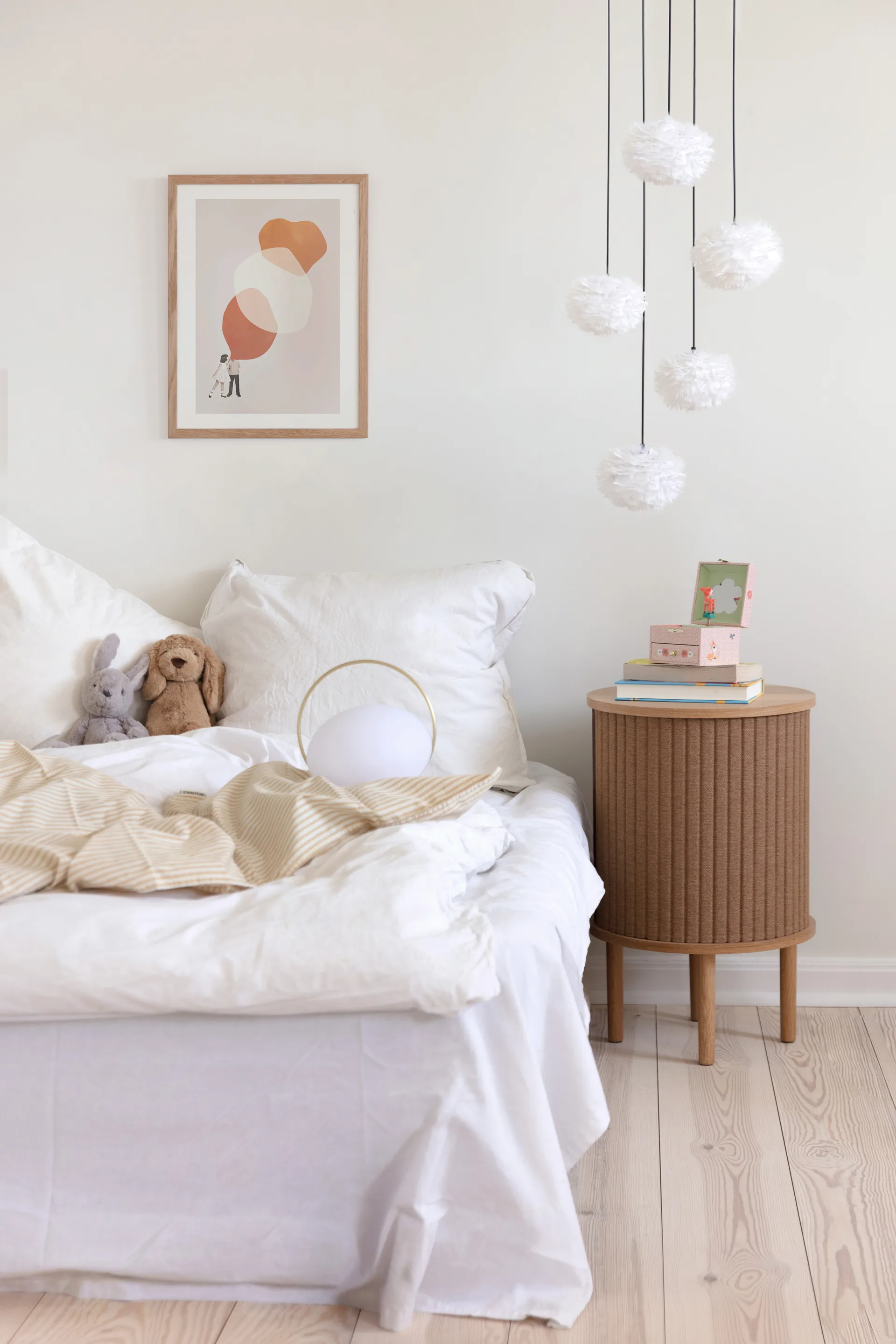 Eos Nano pendel, Vit, cluster 5 Umage