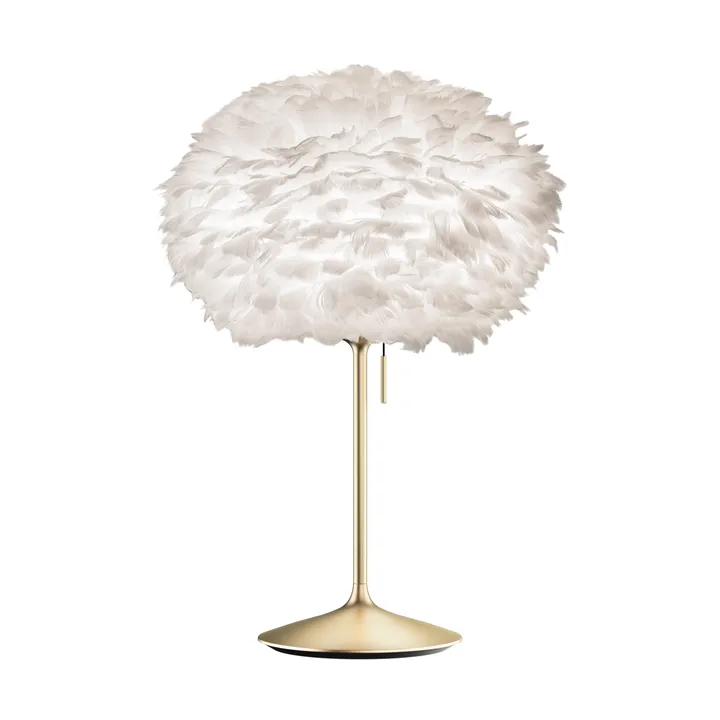 Eos table lamp medium - White-brushed brass - Umage