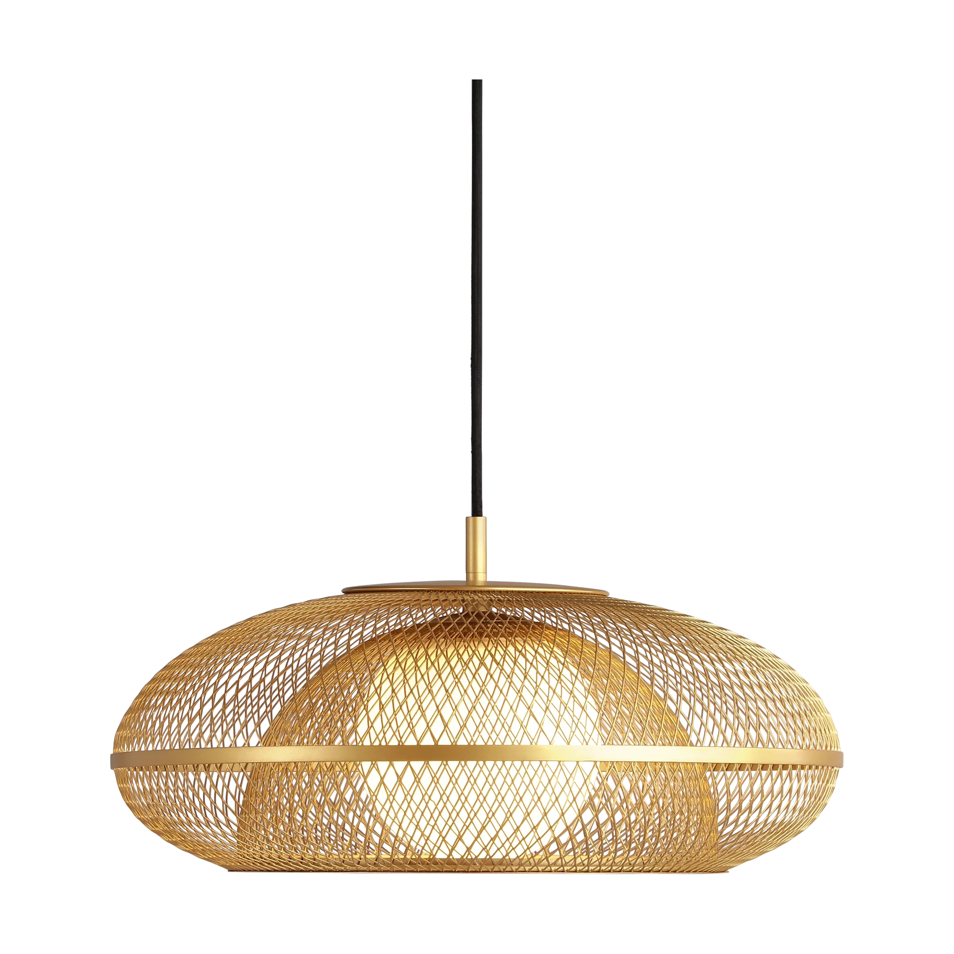 Faraday Leuchte brushed brass, Medium Ø45 Umage