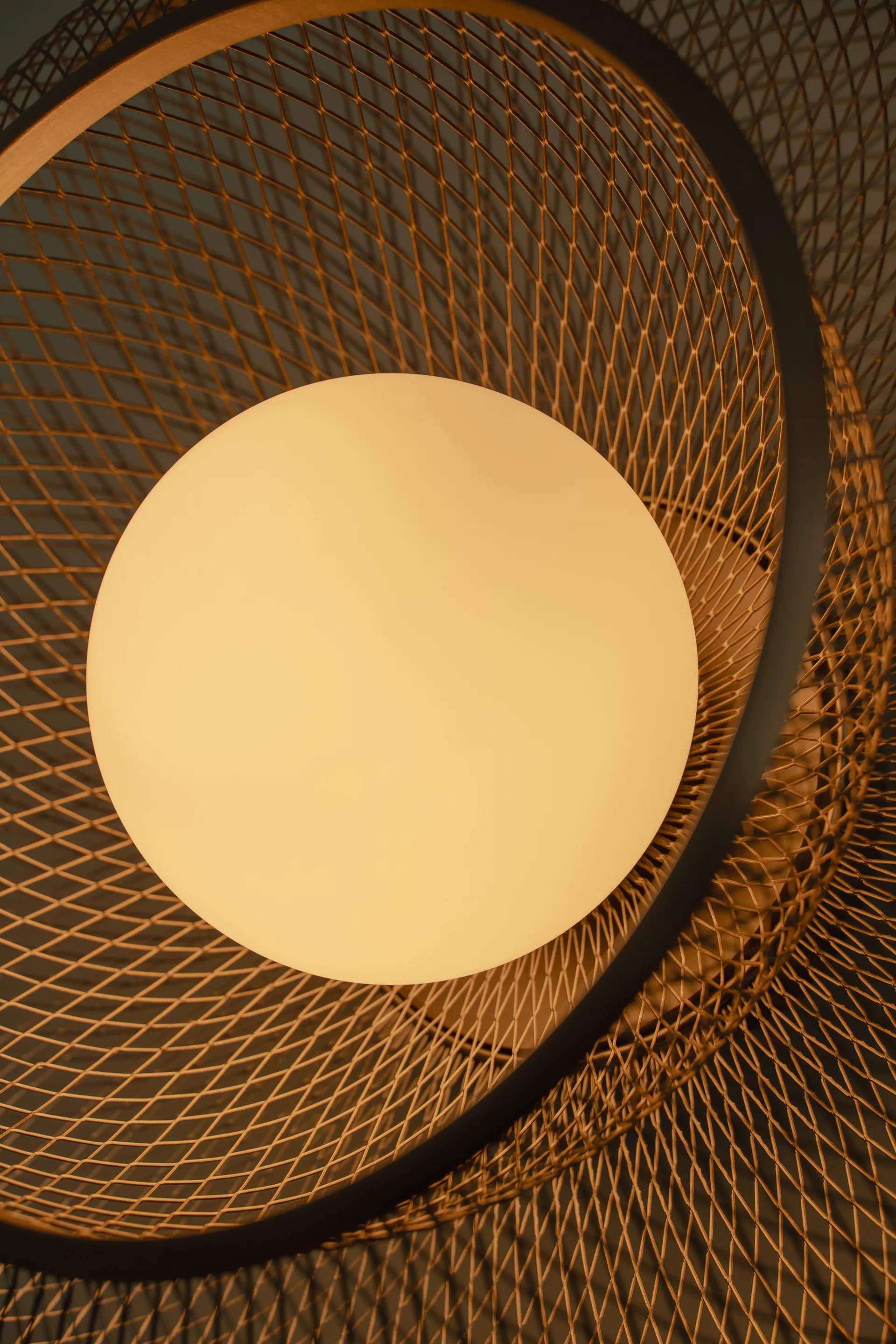 Faraday Up medium ceiling light, Steel Umage