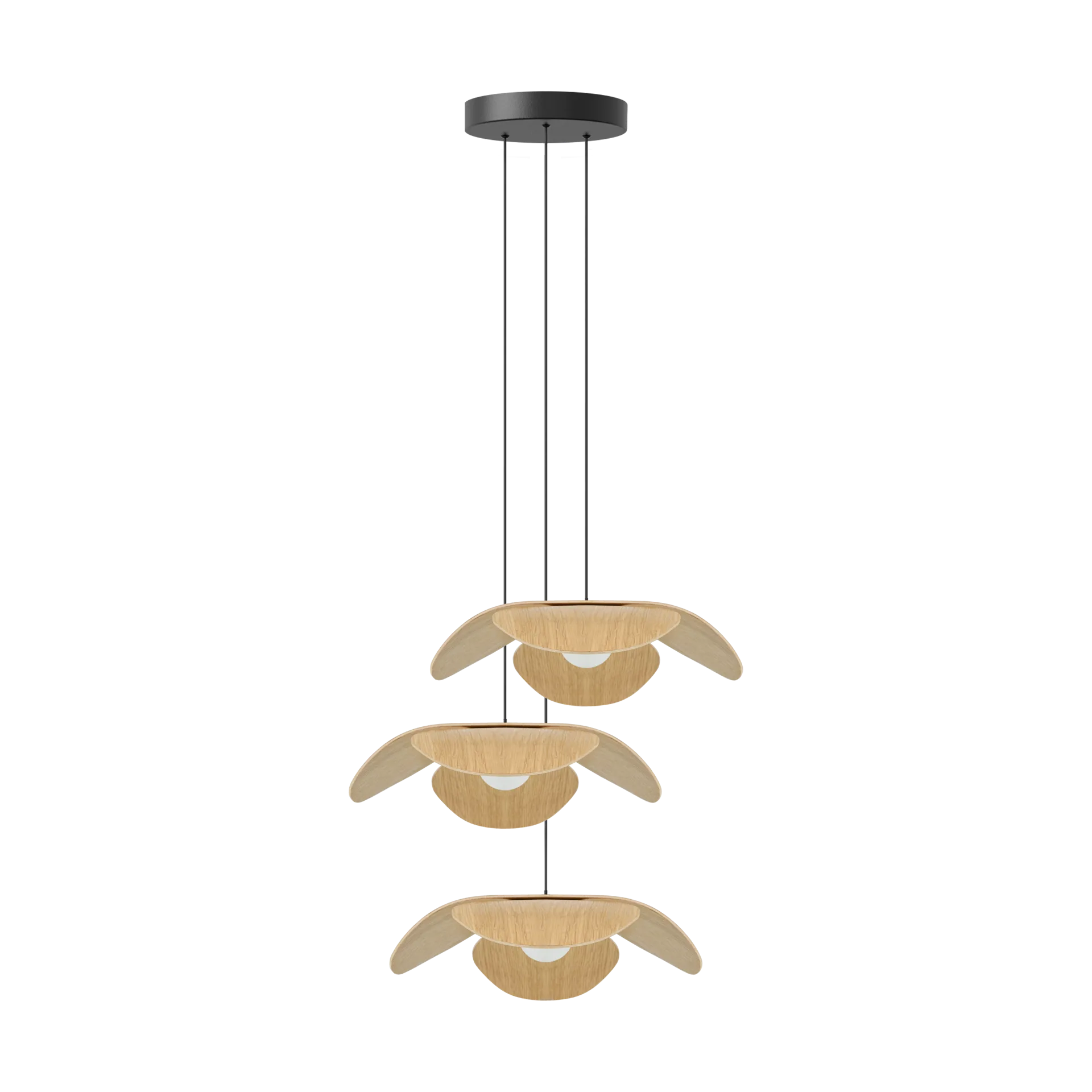 Forget Me Not pendant medium, Oak-cluster 3 Umage