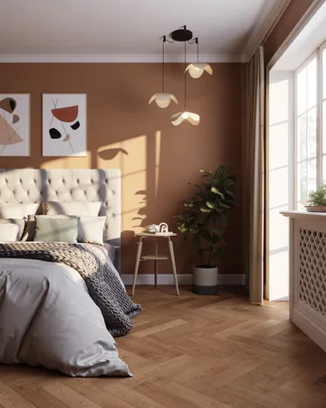 Forget Me Not pendant medium - Oak-cluster 3 - Umage