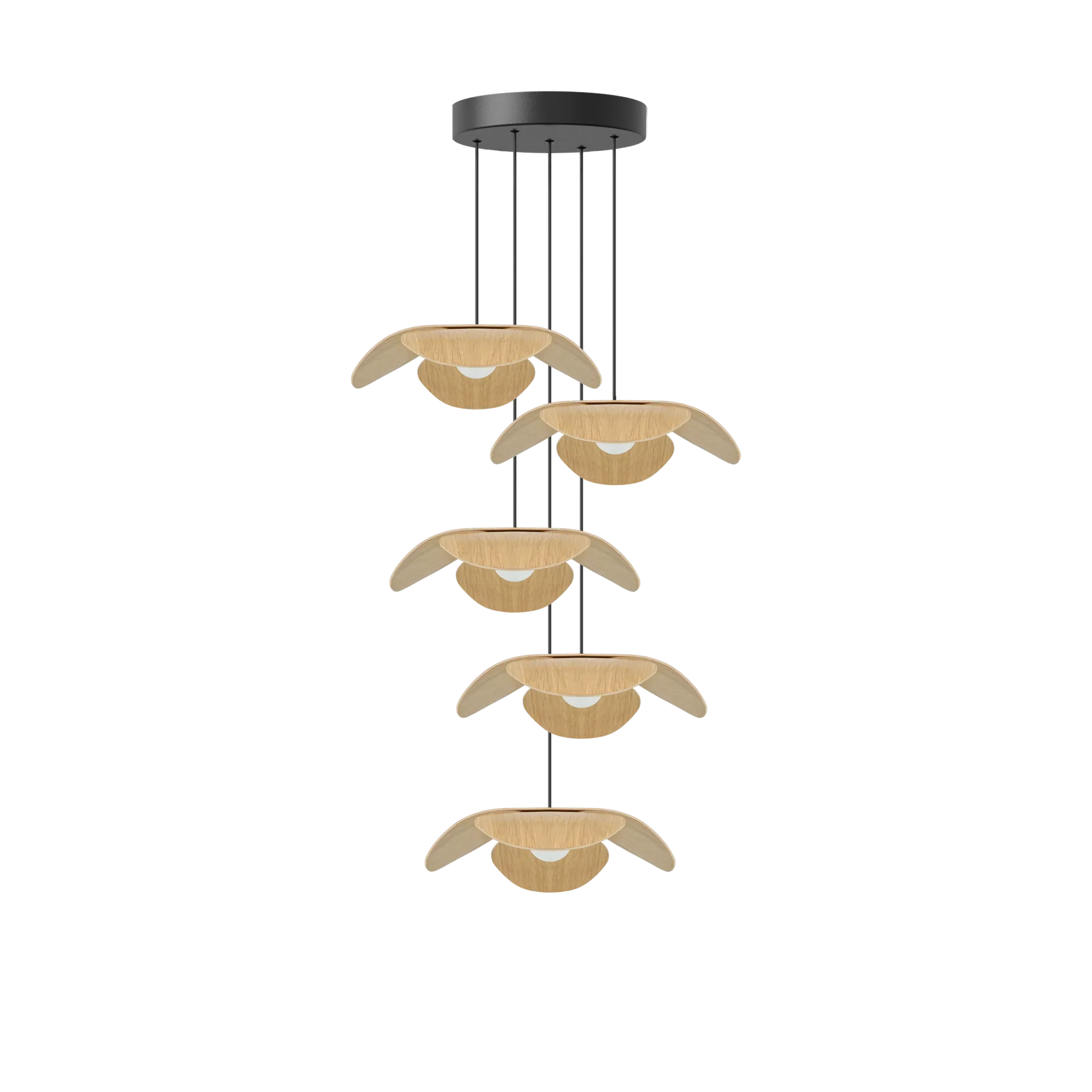 Forget Me Not pendant medium, Oak-cluster 5 Umage