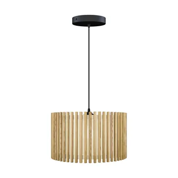 Komorebi pendant large - Circle oak-black - Umage