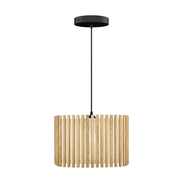Komorebi pendel large - Square oak-Svart - Umage
