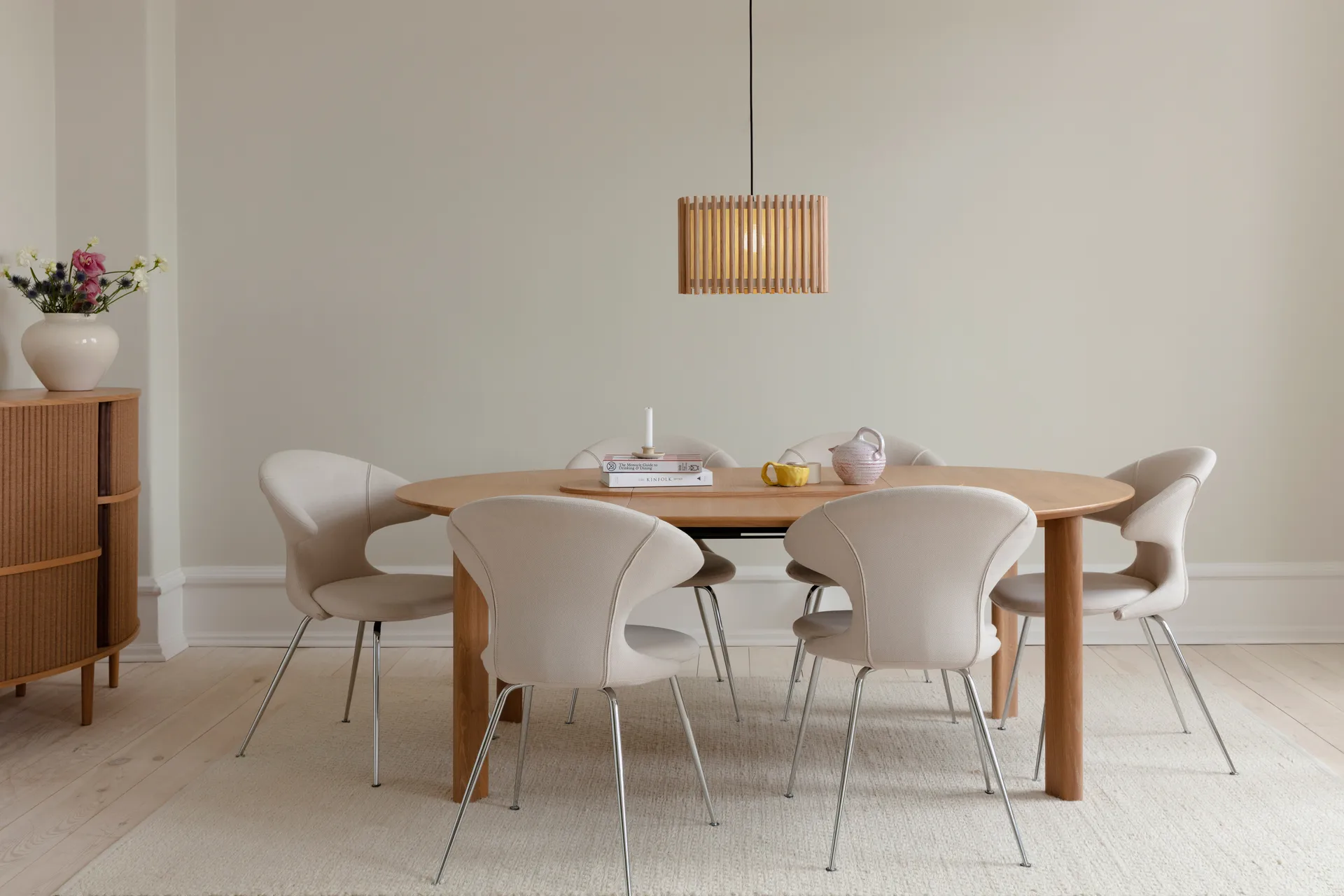 Komorebi pendel large, Square oak-Svart Umage