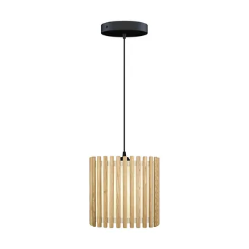 Komorebi pendel medium - Square oak-Svart - Umage