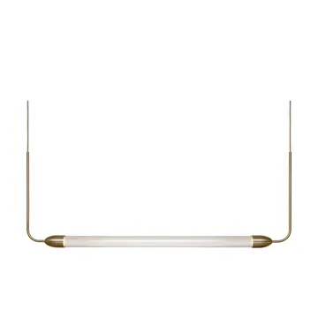 Lemon Squeeze linear pendant - Brass - Umage