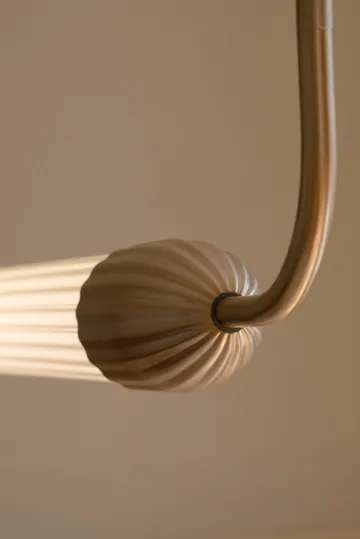 Lemon Squeeze linear pendant - Brass - Umage