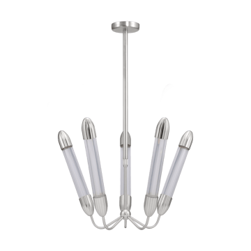 Lemon Squeeze Penta kurze Deckenleuchte - Polished steel - Umage