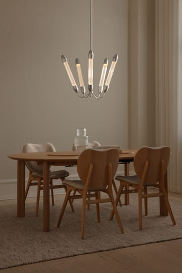 Lemon Squeeze Penta kurze Deckenleuchte - Polished steel - Umage