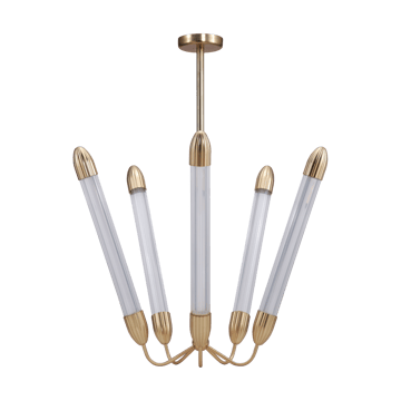 Lemon Squeeze Penta long taklampa - Plated brass - Umage