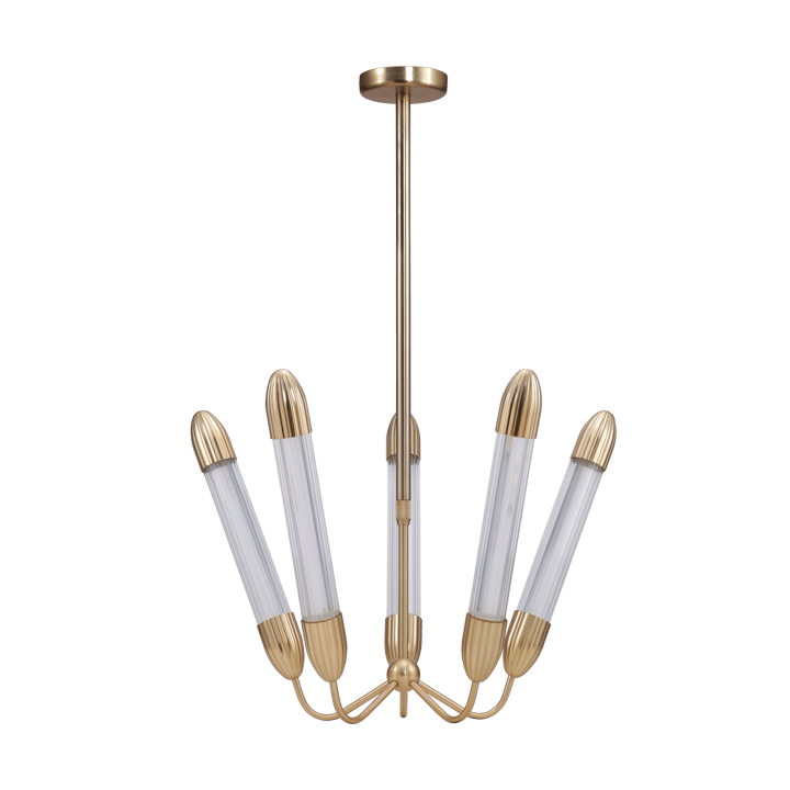 Lemon Squeeze Penta short ceiling lamp, Plated brass Umage