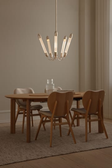 Lemon Squeeze Penta short ceiling lamp - Plated brass - Umage