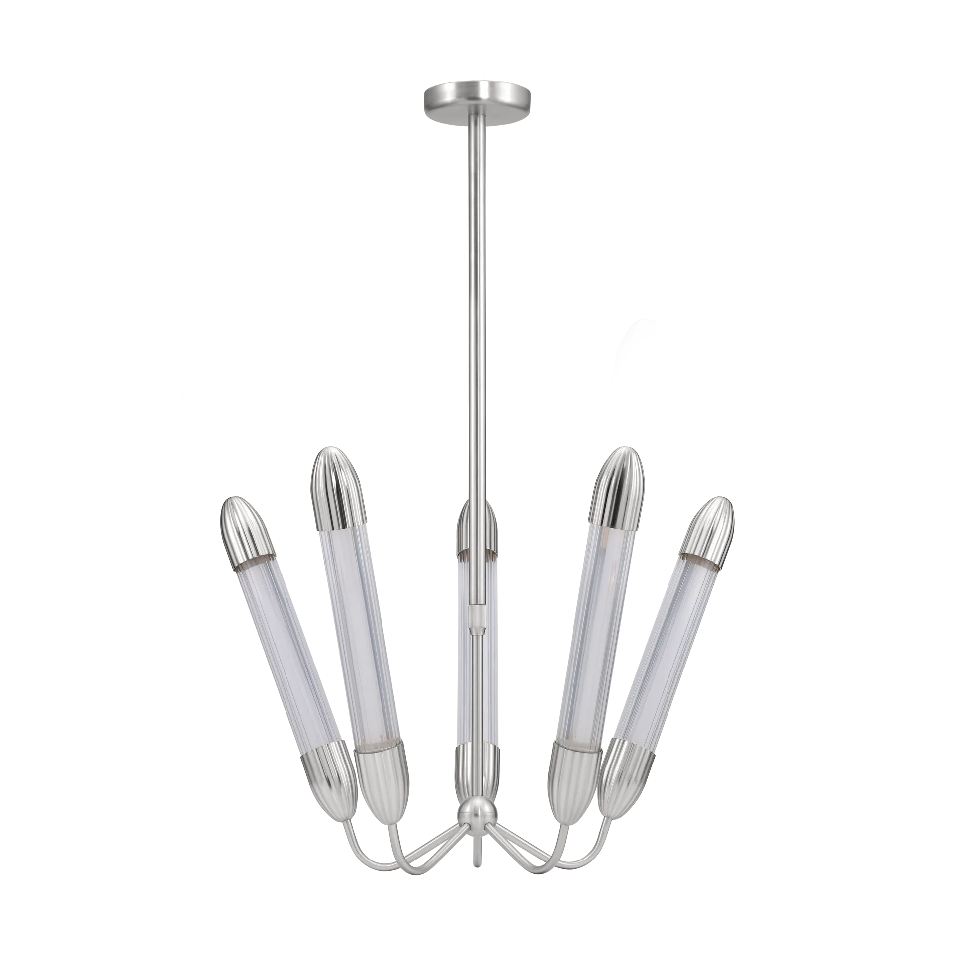 Lemon Squeeze Penta short ceiling lamp, Polished steel Umage