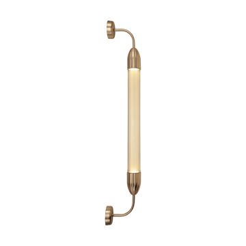 Lemon Squeeze Wall long wall lamp - Single plated brass - Umage