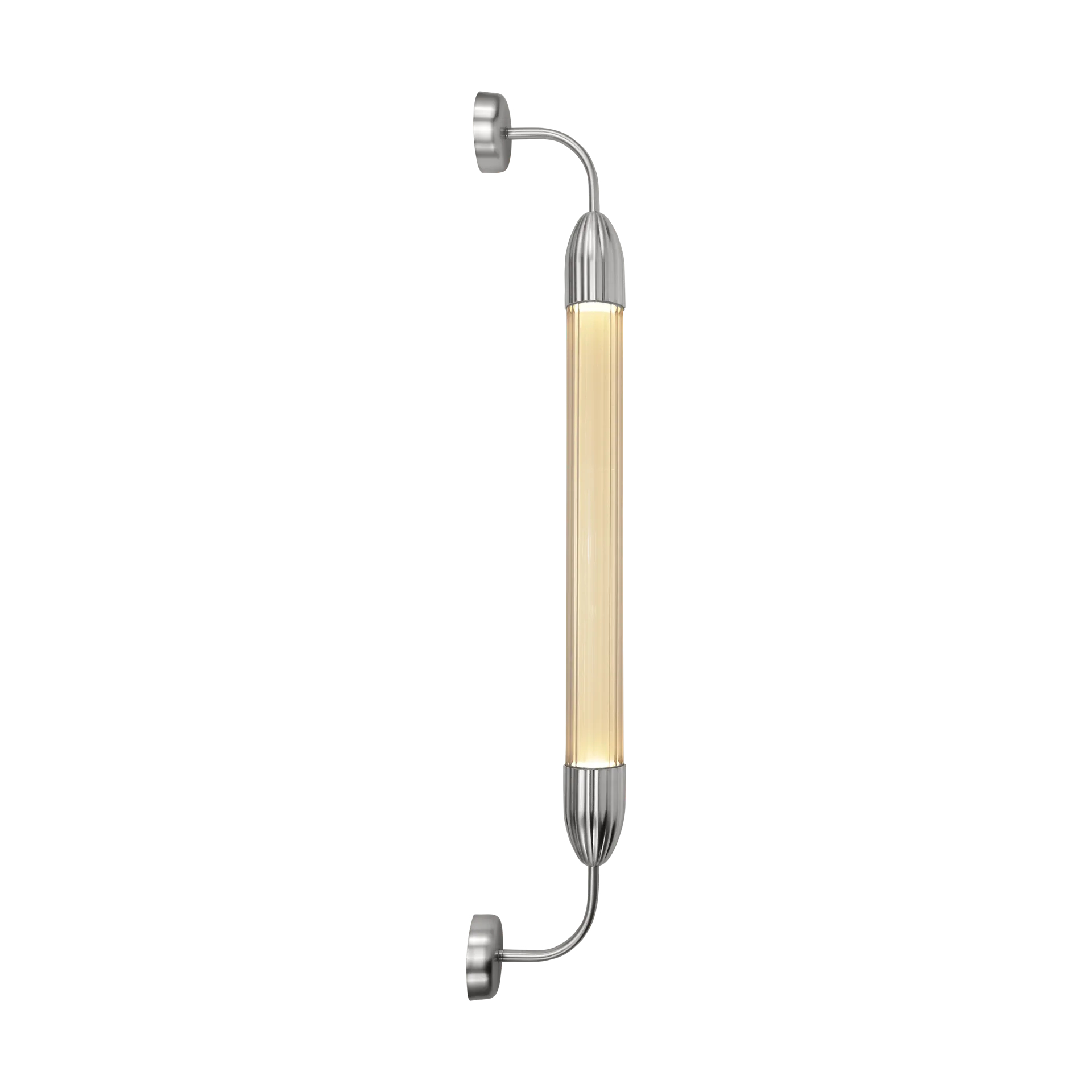 Lemon Squeeze Wall long wall lamp, Single polished steel Umage