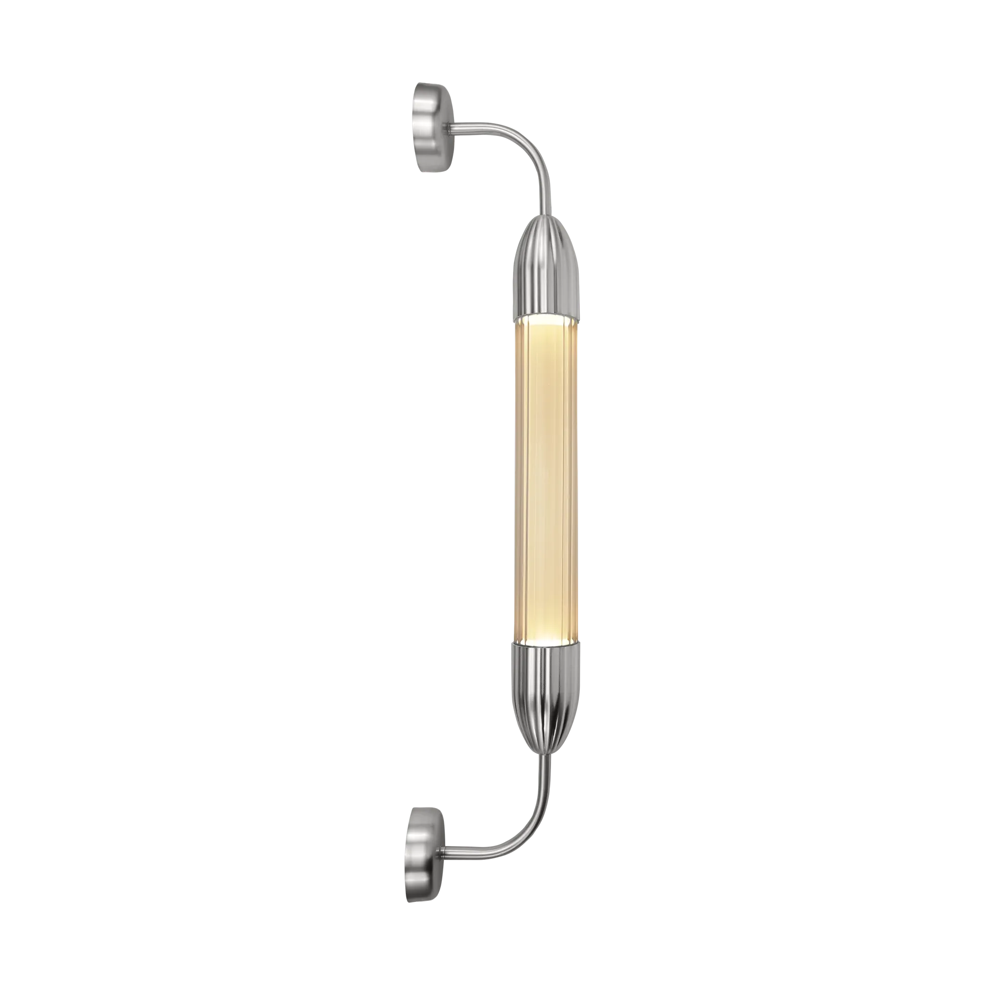 Lemon Squeeze Wall short wall lamp, Single polished steel Umage