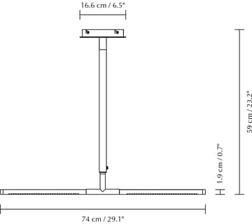 Omni Ceiling taklampa - Steel - Umage