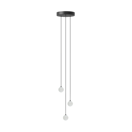 Rosette mini 3 cluster G4 pendel Ø20 cm - Svart - Umage