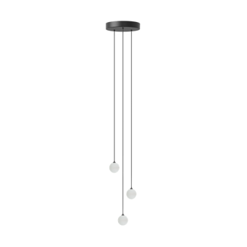 Umage Rosette mini 3 cluster G4 pendel Ø20 cm Svart