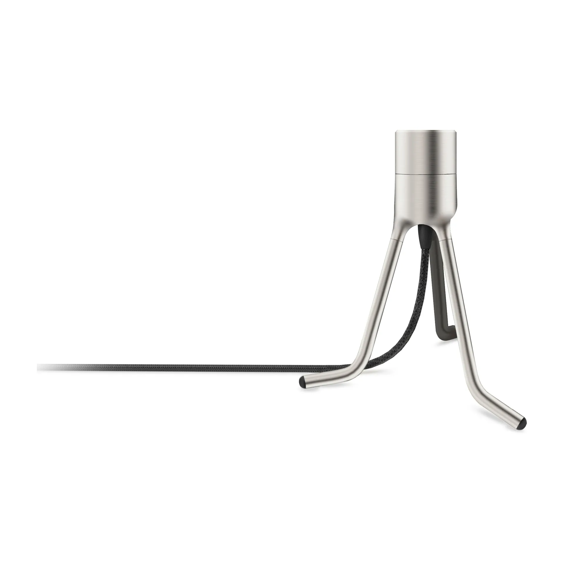 Tripod Base Lampenstativ, Edelstahl gebürstet Umage