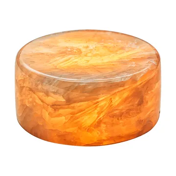 Marble bordsljus - Beige blank, Ø8x4 cm - Unison