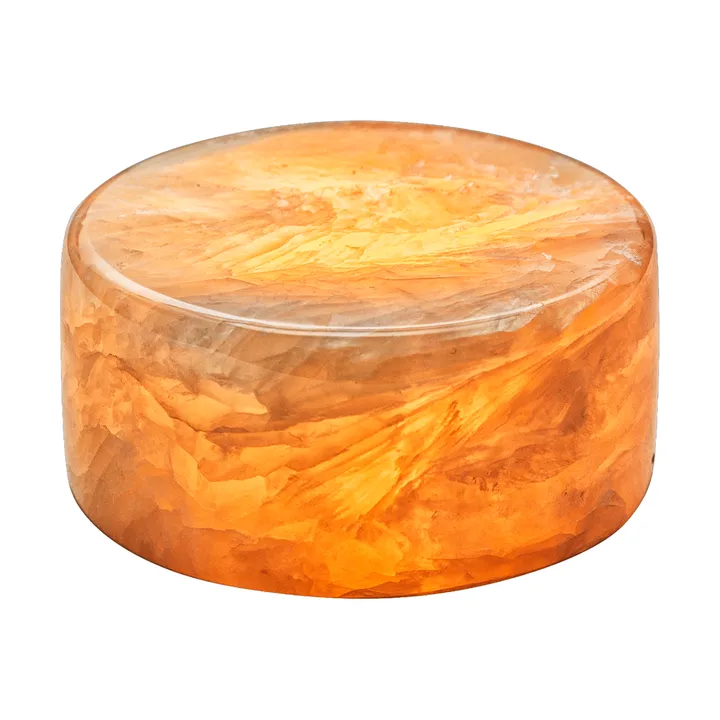 Marble bordsljus - Beige blank, Ø8x4 cm - Unison