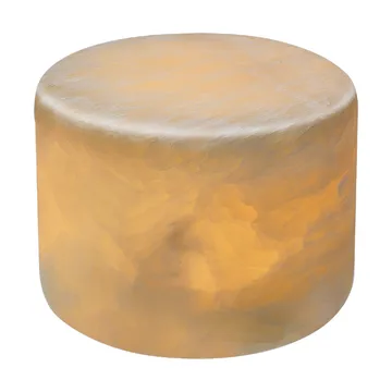 Marble bordsljus - Beige silk matt, Ø8x6 cm - Unison
