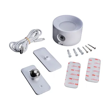 No Cable rechargeable wall lamp - White, Ø8x4.5 cm - Unison