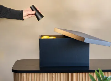 No Cable wiederaufladbare Schreibtischleuchte - Schwarz, Ø11,7x34,8 cm - Unison