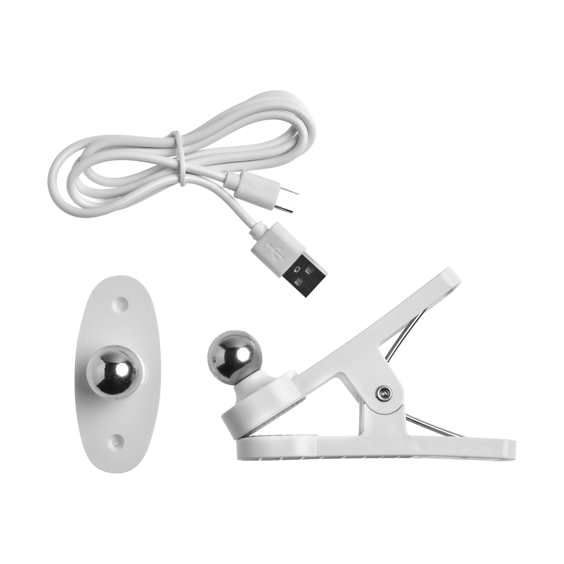 No Cable wiederaufladbare Schreibtischleuchte, Weiß, Ø11,7 × 34,8 cm Unison