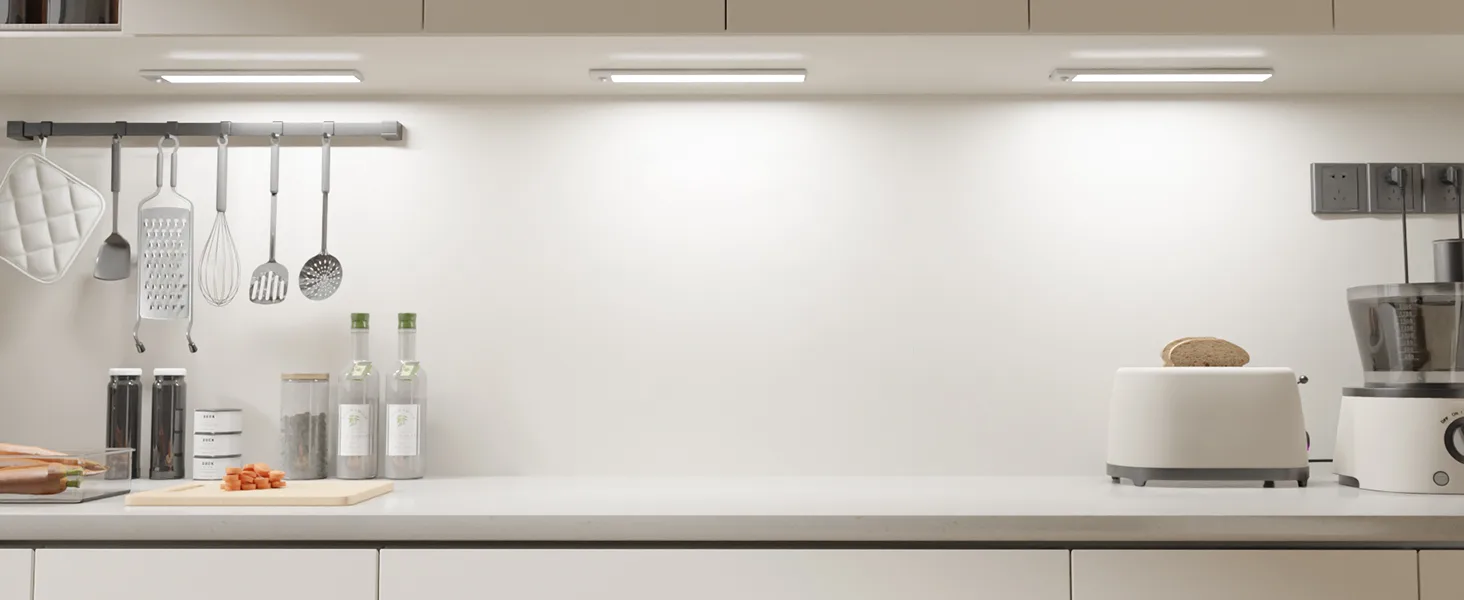 Under-cabinet rechargeable lighting, White, 20x4x1.5 cm Unison