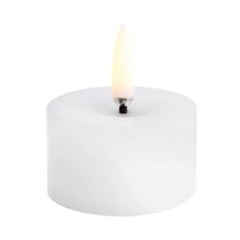 Uyuni LED Blockljus melted - Vit, Ø5x2,8 cm - Uyuni Lighting