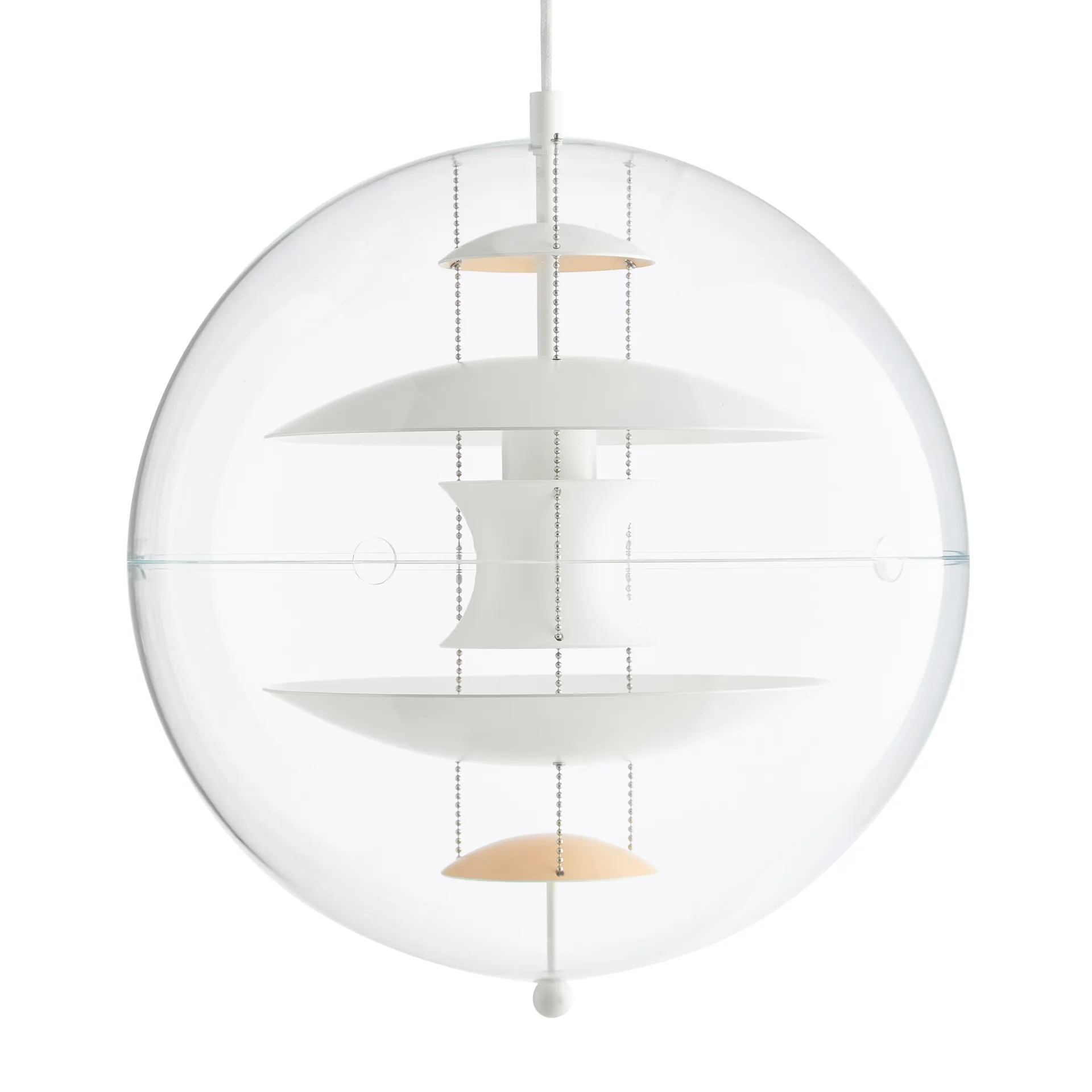 VP Globe Warm Peach ceiling lamp, Ø40 cm Verpan