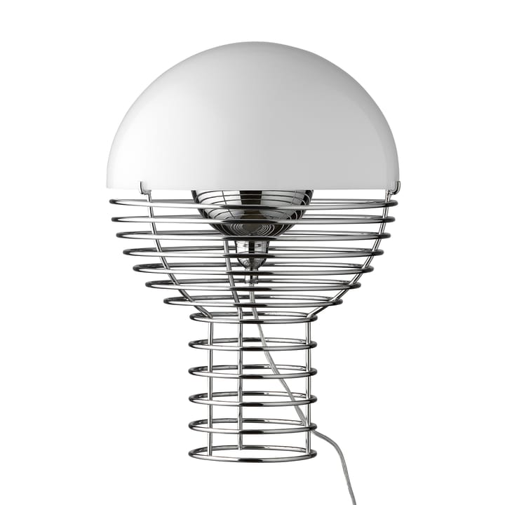 Wire Tischleuchte Ø40 cm, Weiß Verpan