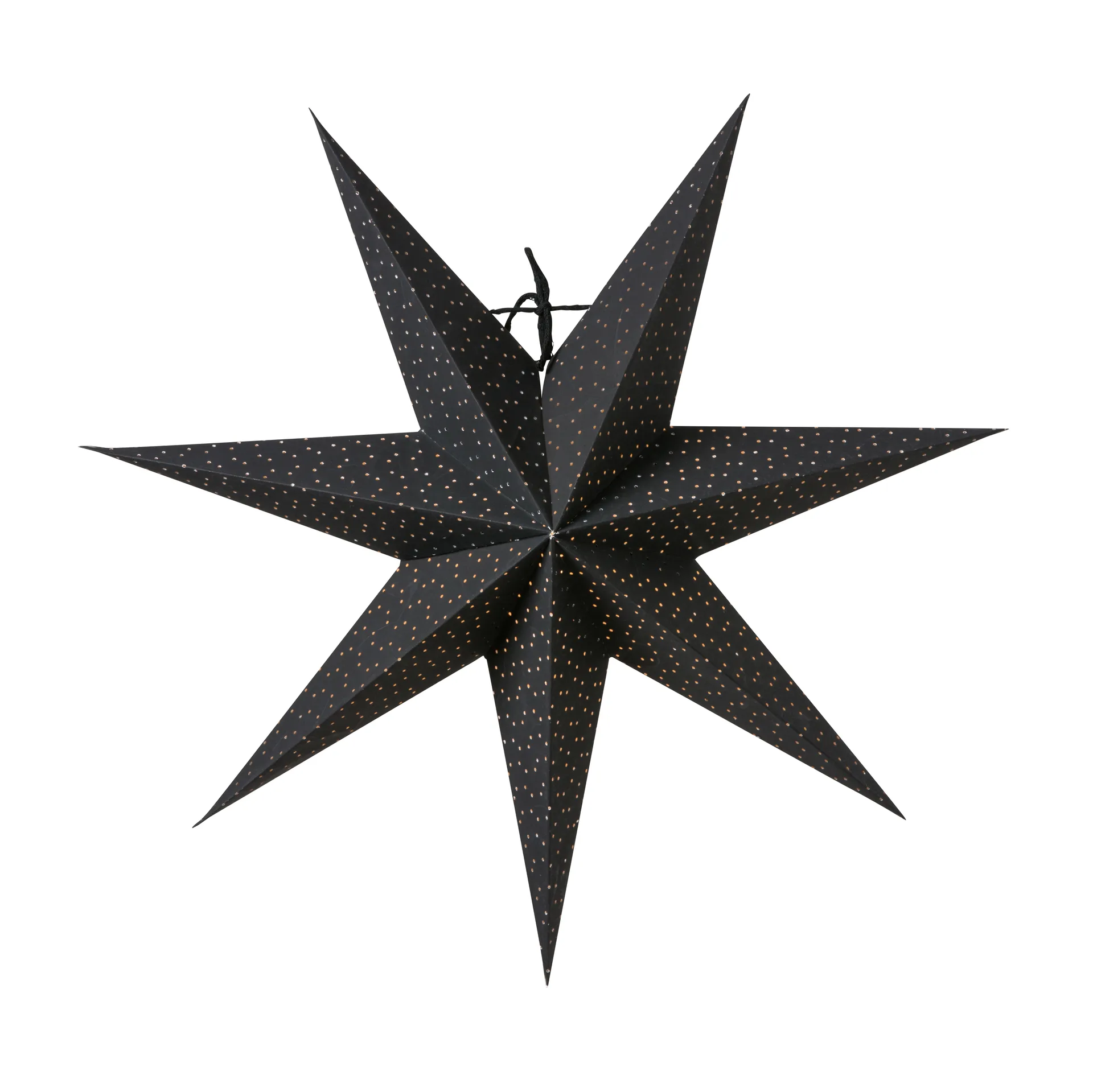 Aino Christmas star black, 44 cm Watt & Veke