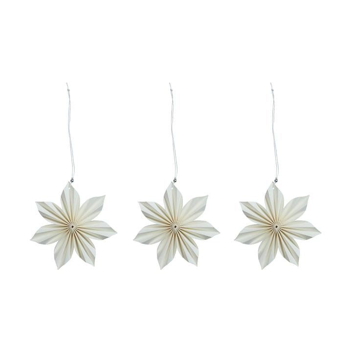Aurora Christmas decoration 3-pack, White-brown Watt & Veke