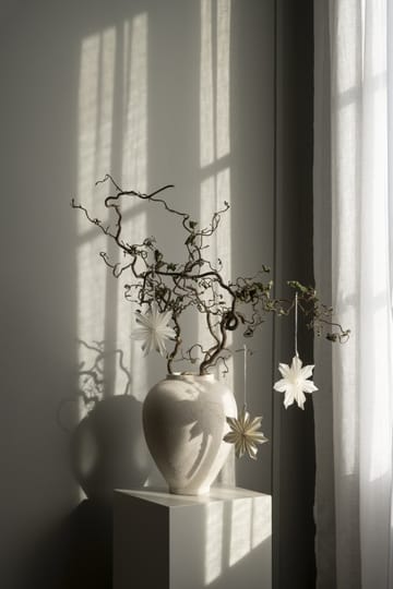 Aurora Christmas decoration 3-pack - White-brown - Watt & Veke