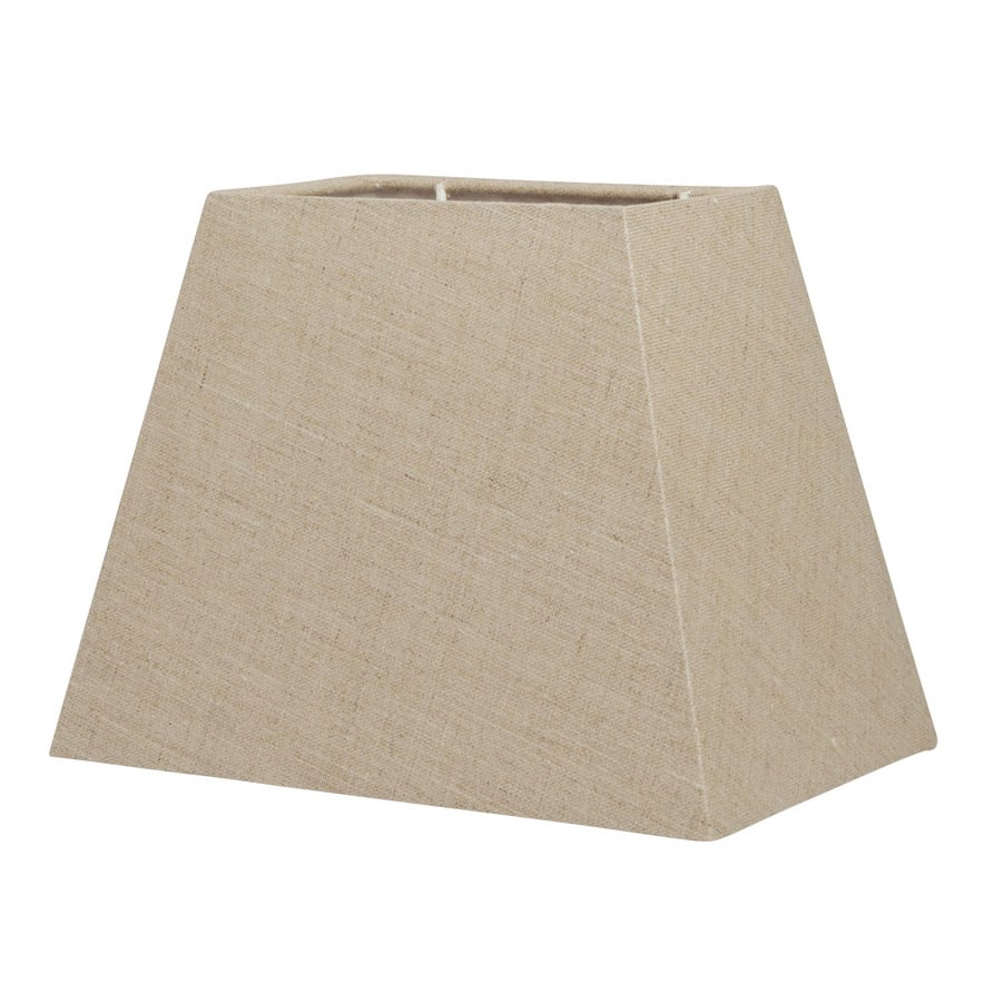 Watt & Veke Basic Rechteckiger Leuchtenschirm 22 cm Natur