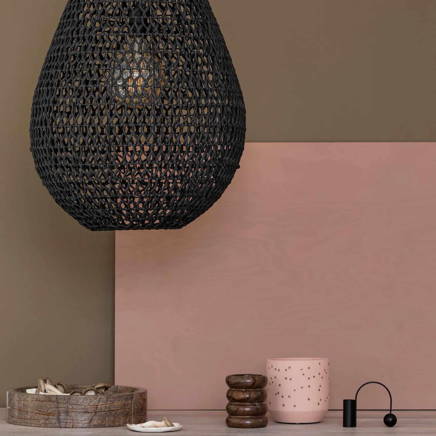 Buster lamp shade Ø45 cm, Black Watt & Veke