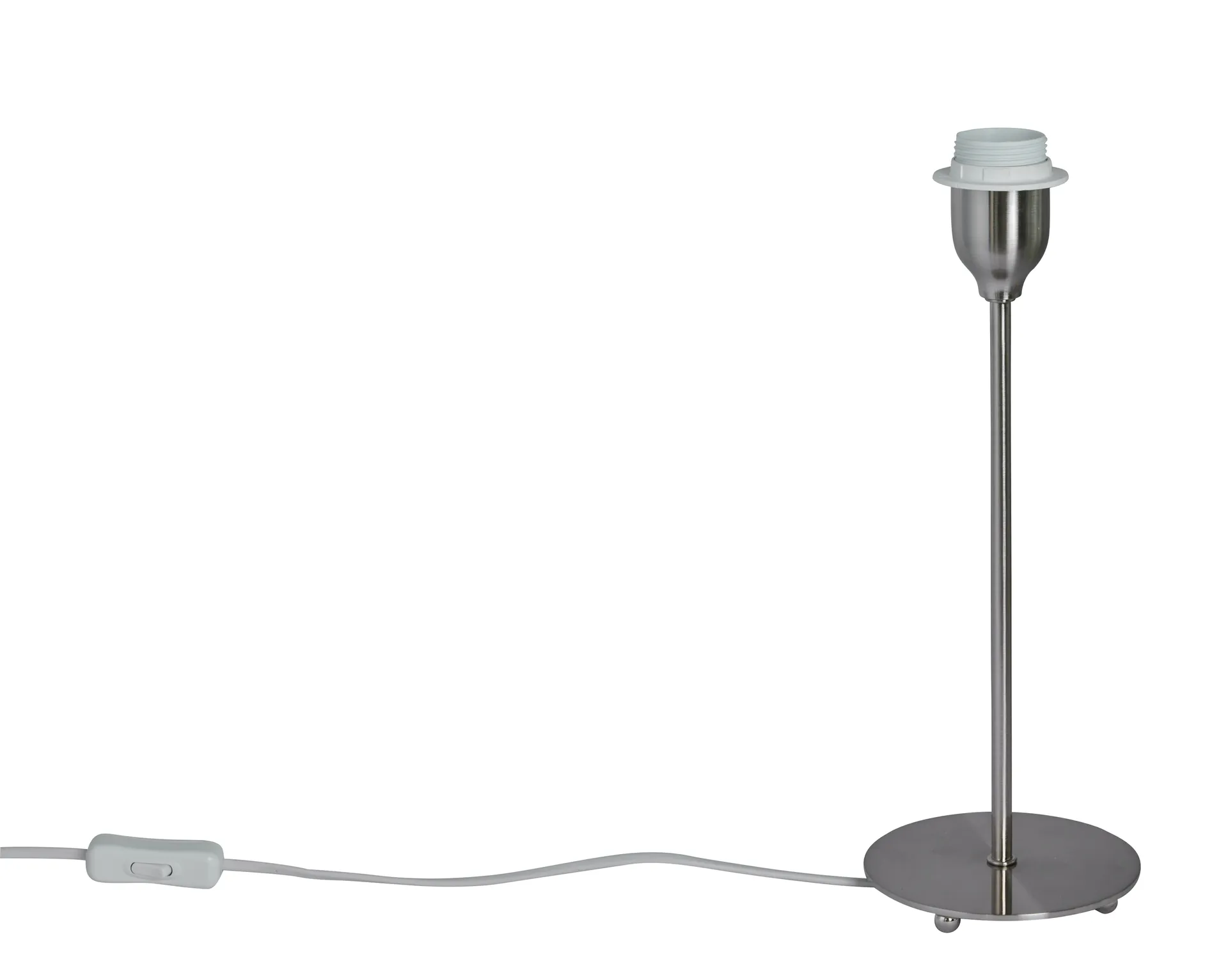 Line 35 bordslampfot, Matt chrome Watt & Veke