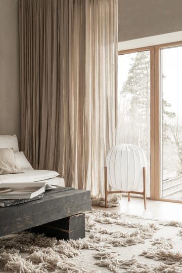 Prisma floor lamp Ø48 cm - Oak White - Watt & Veke