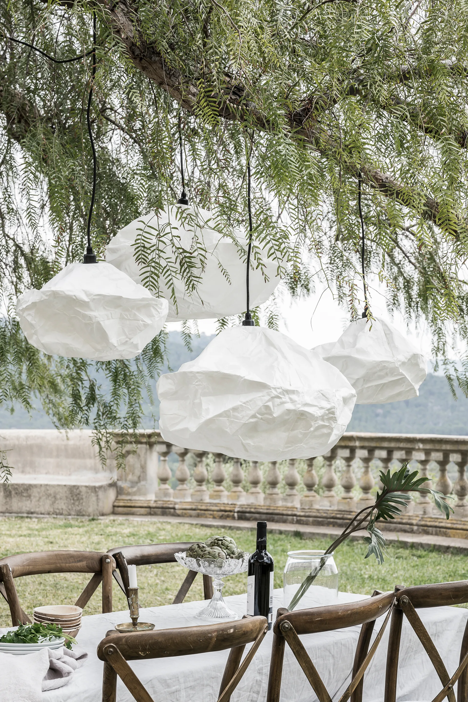 Sky lamp shade Ø58 cm, White Watt & Veke