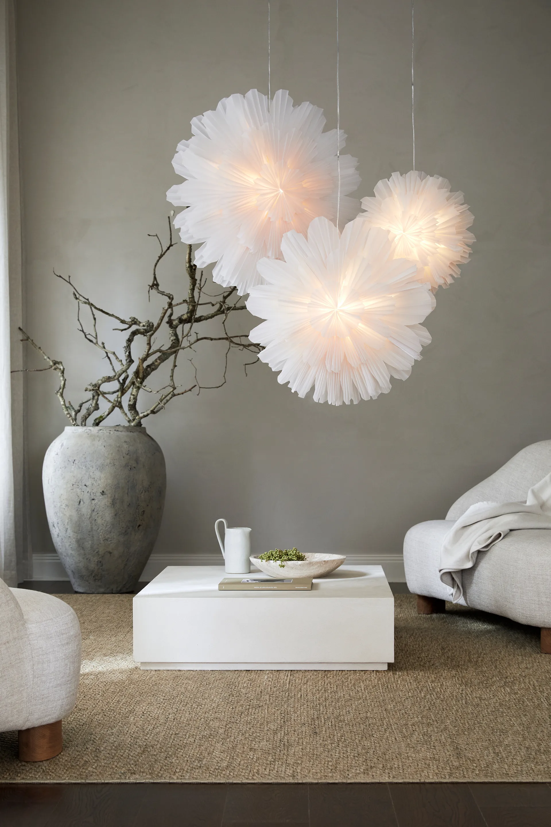 Snöblomma Adventsstern, Ø80 cm Watt & Veke