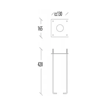 Westal 6104 markjärn Grå