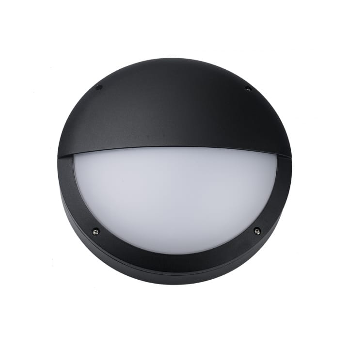 Diploma half PC wall lamp Ø27.5 cm - Black - Westal