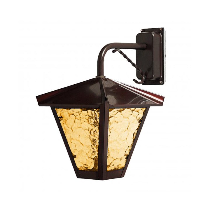 Gustav E27 Downward-Facing Wall Lantern 34 cm - Copper - Westal