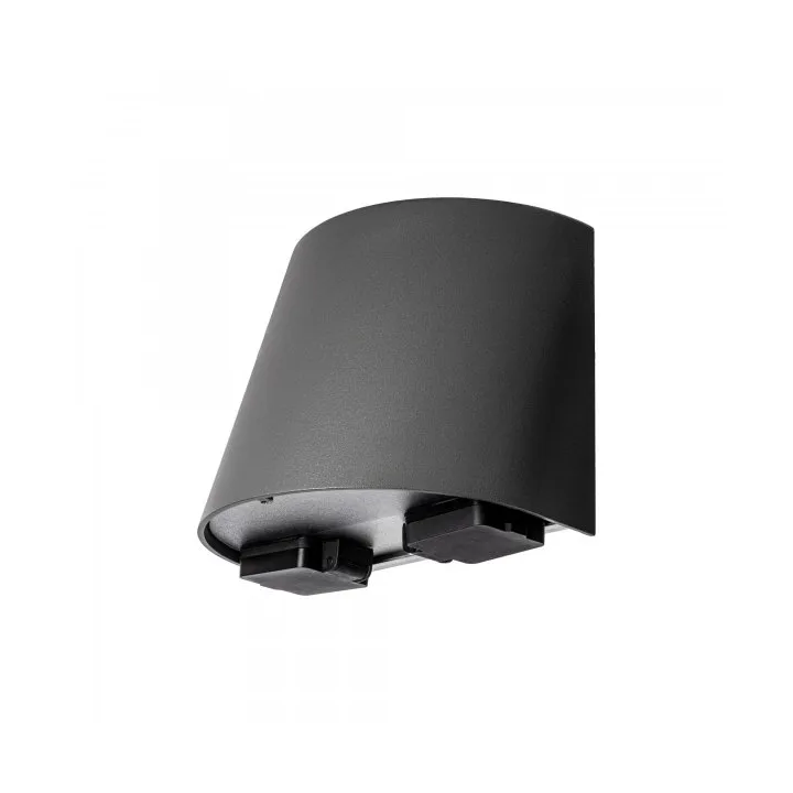 Mini wall lamp with socket 18.5 cm, Anthracite Westal